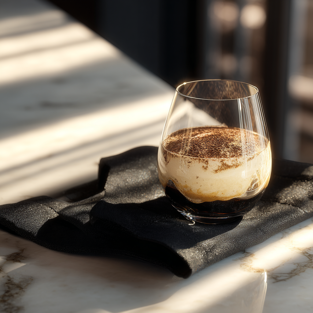 Tiramisu Rum Cocktail